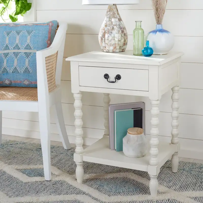 SAFAVIEH Christena Accent Table - 19 W x 15.8 L x 26 H - 19Wx16Dx26H