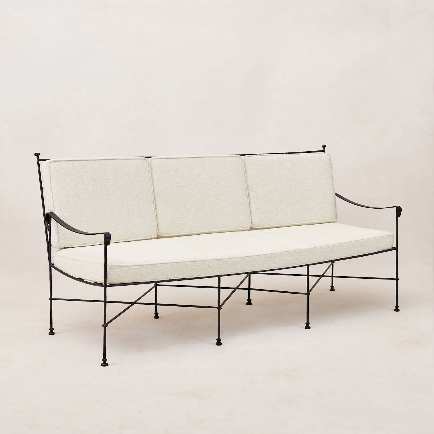 Outdoor 3 Seater Sofa - Boucle - With room for three adults—and a cozy spot for a fourth—the Sofa is the perfect companion for starlit evenings...