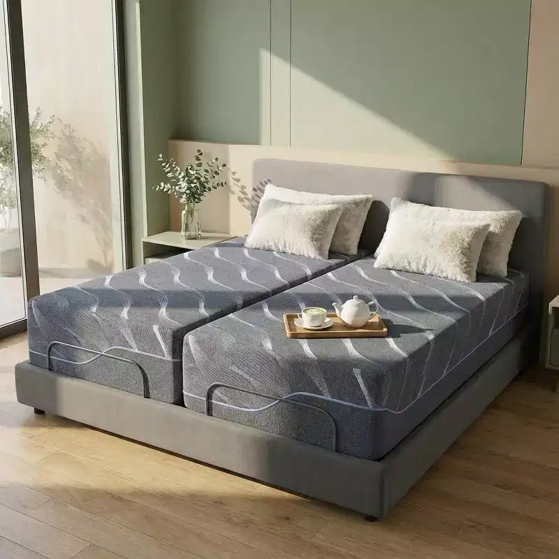 Twin XL Memory Foam Mattress, Dual-Sided Medium Firm Gel Mattress with Washable Cover, Fiberglass-Free, CertiPUR-US, Bed in a Box