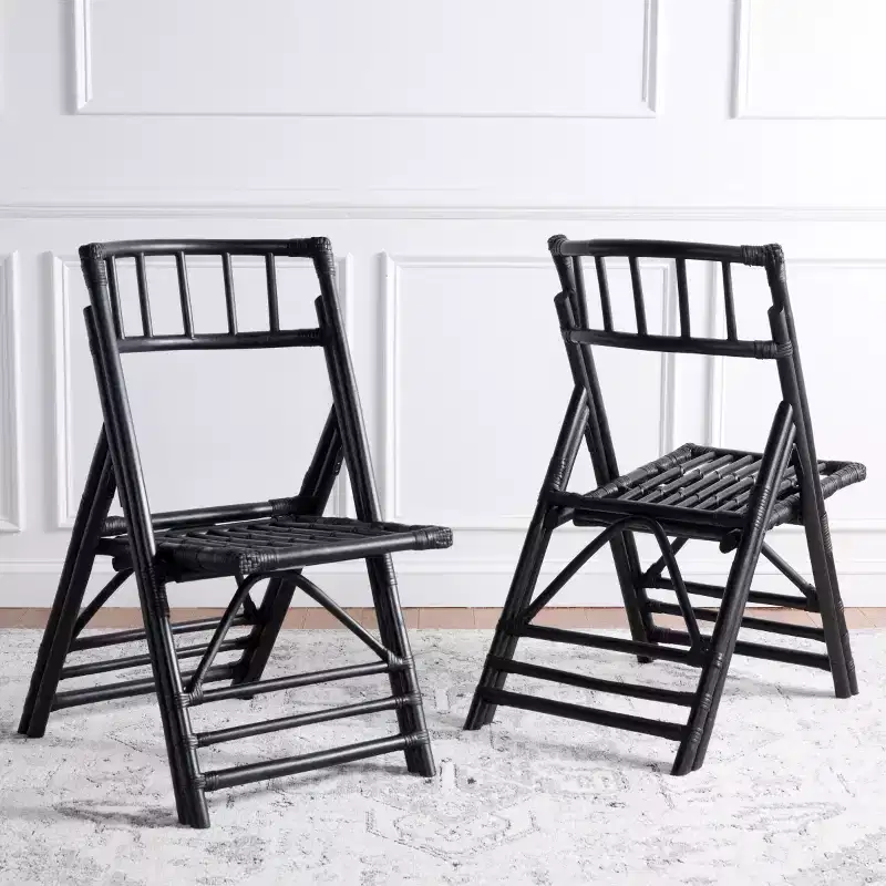 Maja Rattan Folding Chair (Set of 2) - SEA7042 - Safavieh