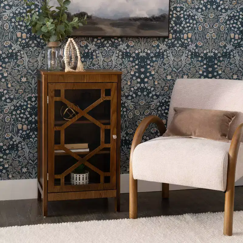 Linon Fetti Small Cabinet Brown