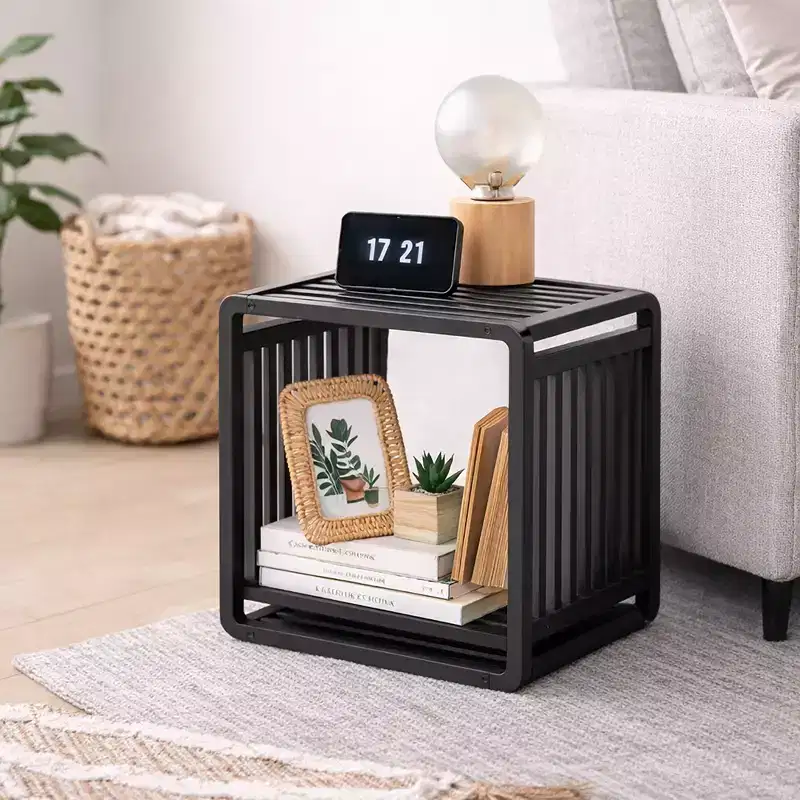 Bamboo Cube Storage Organizer 13''H x 13''W x 13''D