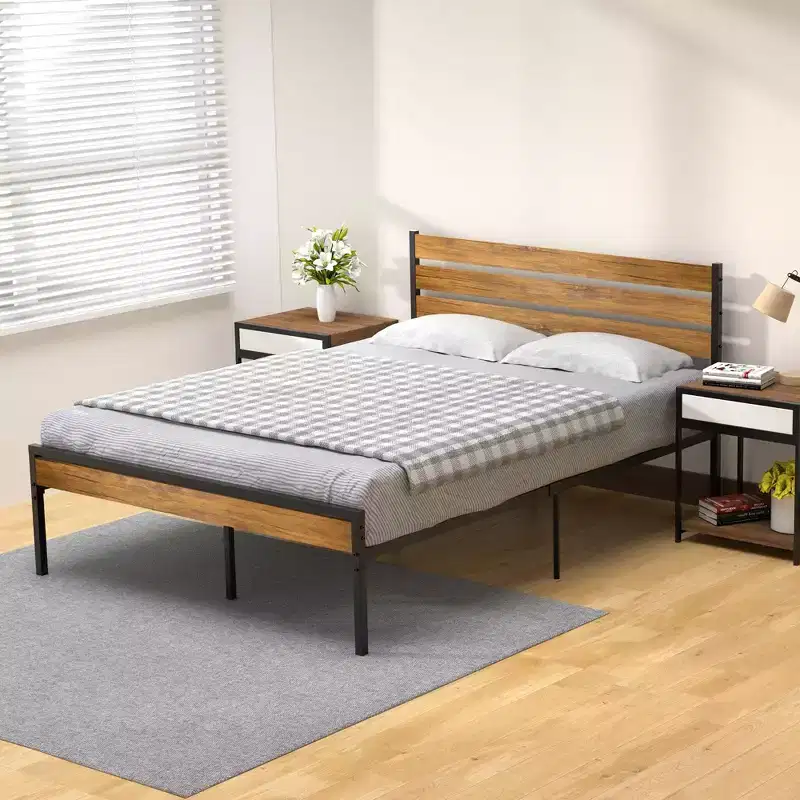 71 Futon Sofa Bed, Cozy Convertible Loveseat Sleeper, Linen Fabric Couch